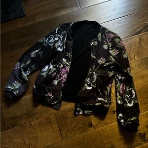 Lululemon Floral Bomber Jacket